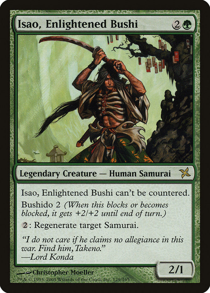 Isao, Enlightened Bushi [Betrayers of Kamigawa] | Grognard Games