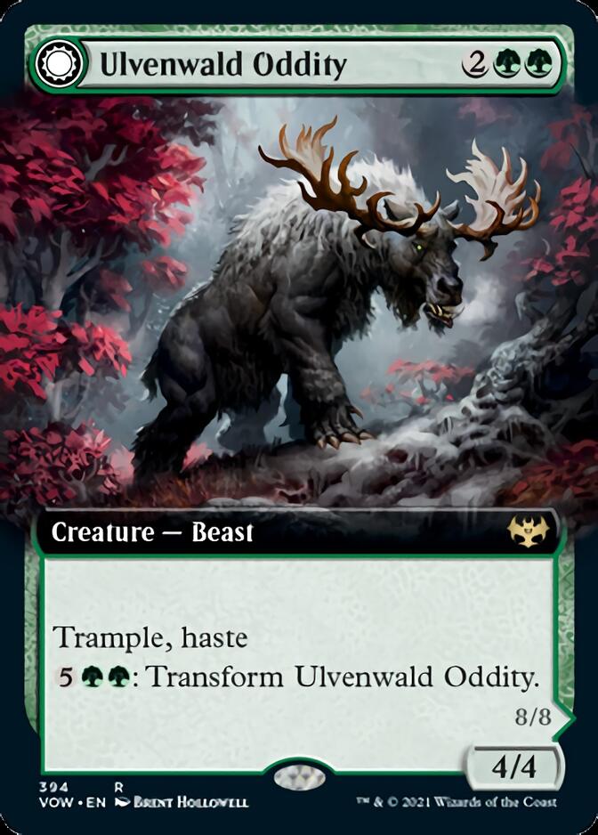Ulvenwald Oddity // Ulvenwald Behemoth (Extended) [Innistrad: Crimson Vow] | Grognard Games