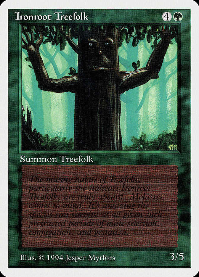 Ironroot Treefolk [Summer Magic / Edgar] | Grognard Games