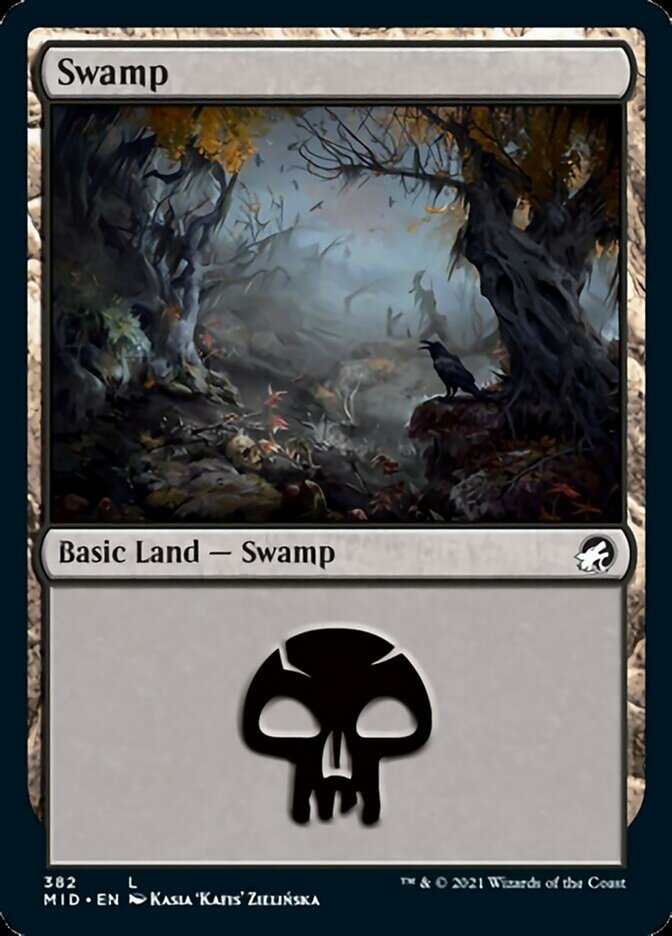 Swamp (382) [Innistrad: Midnight Hunt] | Grognard Games