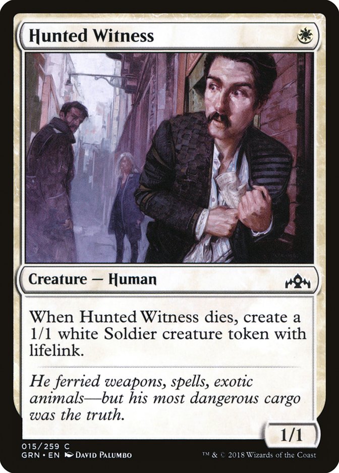 Hunted Witness [Guilds of Ravnica] | Grognard Games