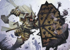 Estwald Shieldbasher Art Card [Innistrad: Crimson Vow Art Series] | Grognard Games