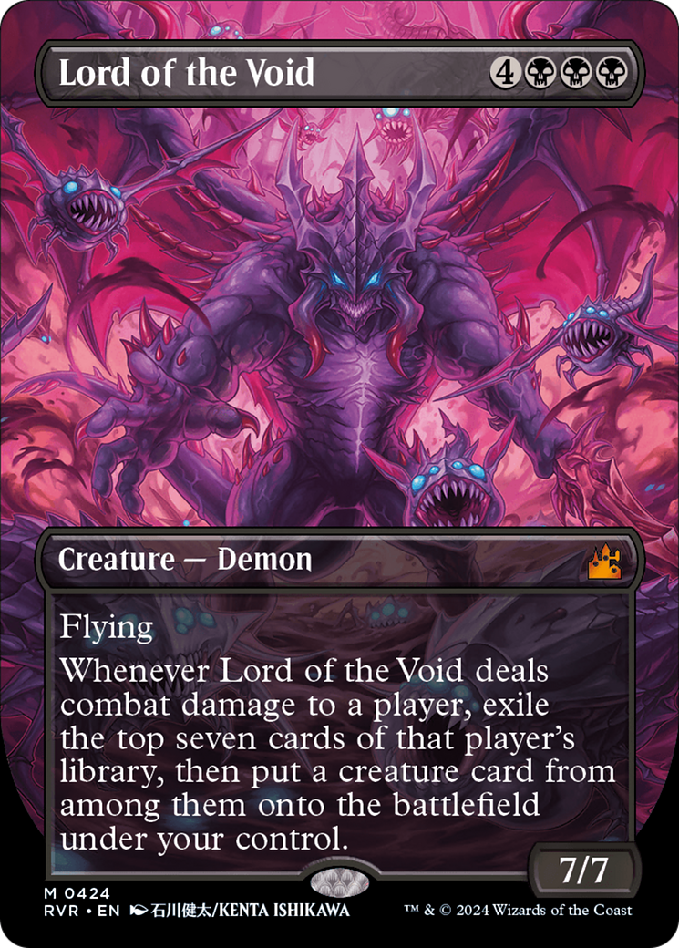 Lord of the Void (Anime Borderless) [Ravnica Remastered] | Grognard Games