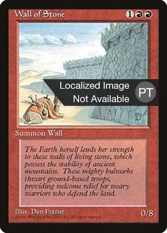 Wall of Stone [Fourth Edition (Foreign Black Border)] | Grognard Games