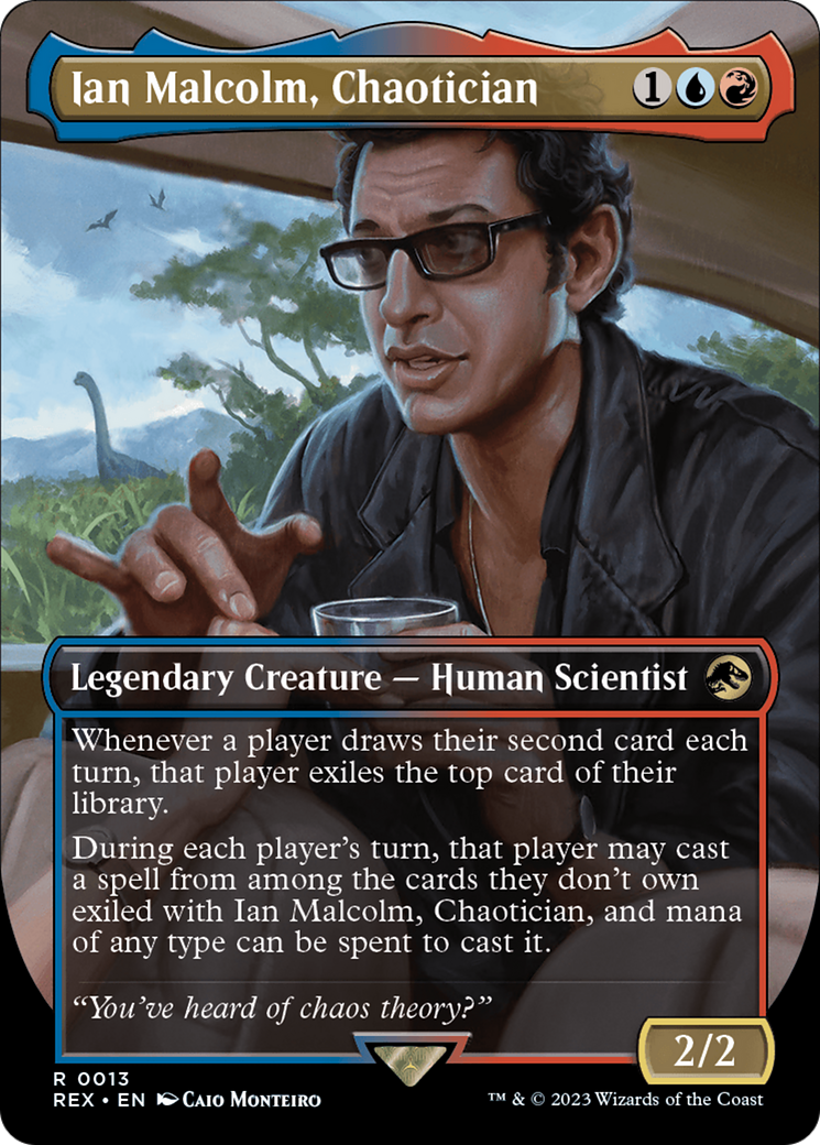 Ian Malcolm, Chaotician (Borderless) [Jurassic World Collection] | Grognard Games