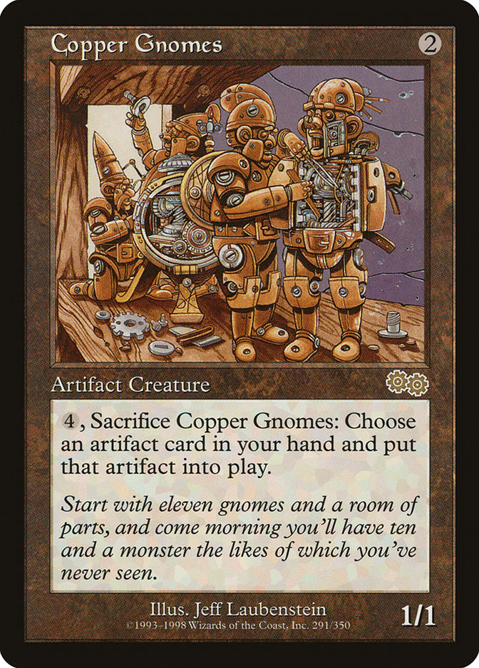 Copper Gnomes [Urza's Saga] | Grognard Games