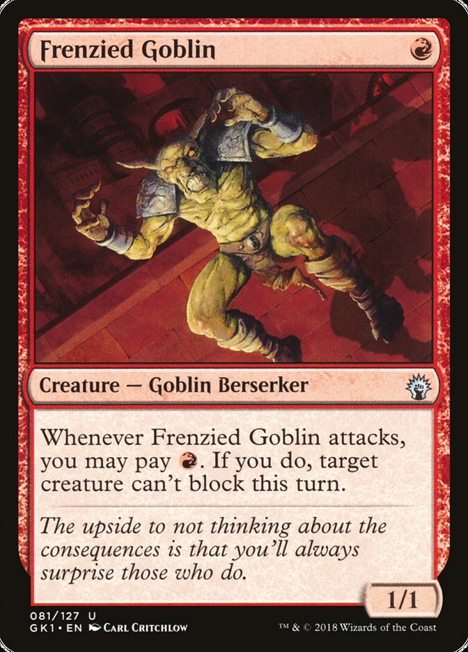 Frenzied Goblin [Guilds of Ravnica Guild Kit] | Grognard Games