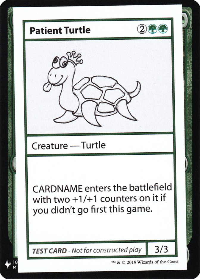 Patient Turtle [Mystery Booster Playtest Cards] | Grognard Games