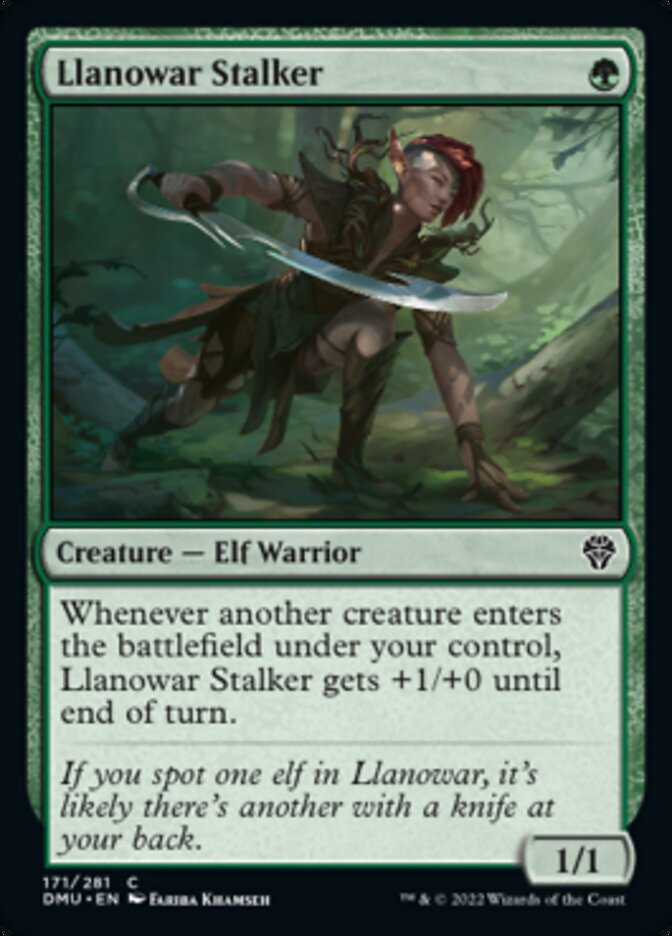 Llanowar Stalker [Dominaria United] | Grognard Games