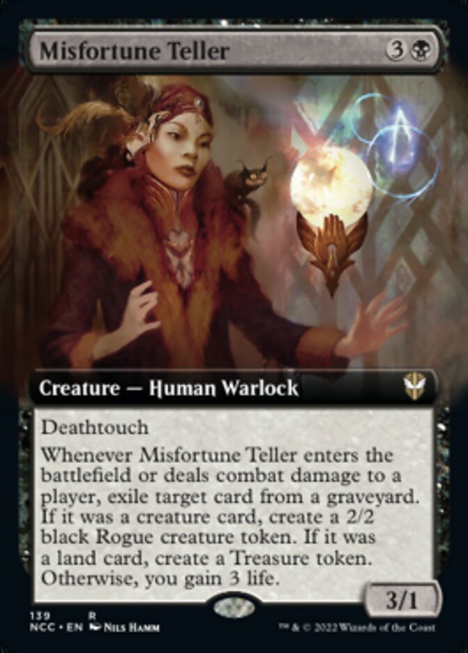 Misfortune Teller (Extended Art) [Streets of New Capenna Commander] | Grognard Games