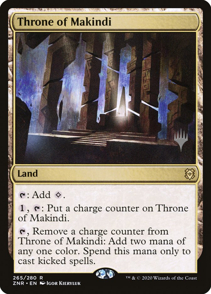 Throne of Makindi (Promo Pack) [Zendikar Rising Promos] | Grognard Games