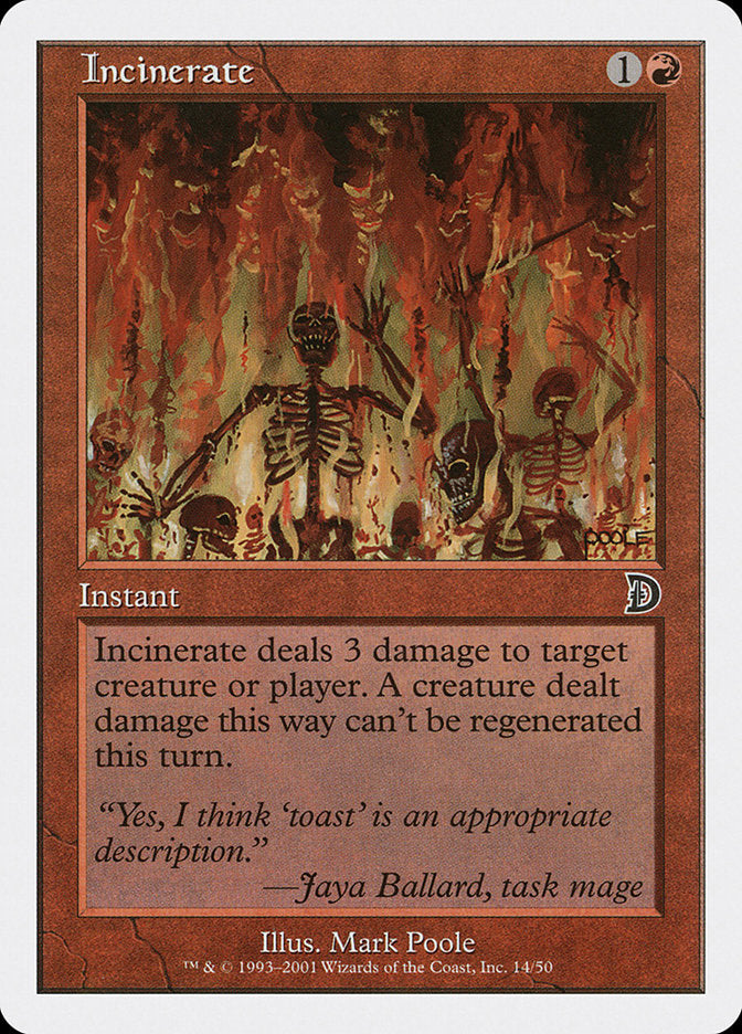 Incinerate [Deckmasters] | Grognard Games