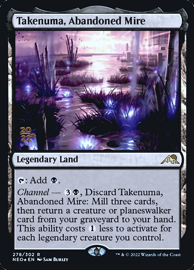 Takenuma, Abandoned Mire [Kamigawa: Neon Dynasty Prerelease Promos] | Grognard Games