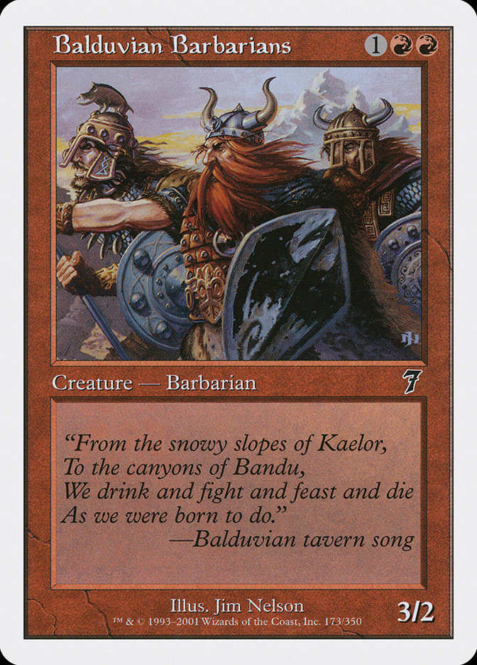 Balduvian Barbarians [Seventh Edition] | Grognard Games