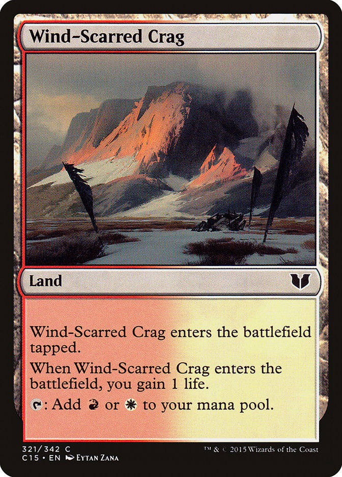 Wind-Scarred Crag [Commander 2015] | Grognard Games