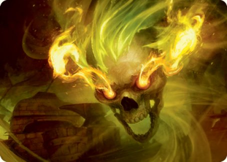 Flameskull Art Card [Dungeons & Dragons: Adventures in the Forgotten Realms Art Series] | Grognard Games