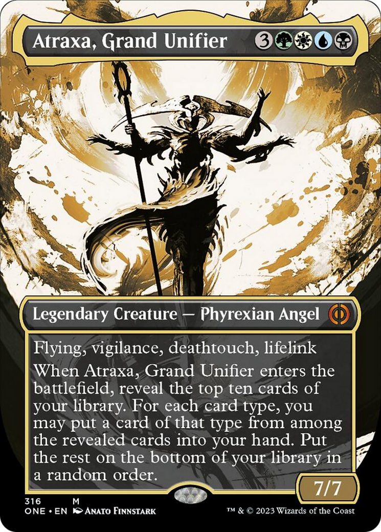 Atraxa, Grand Unifier (Borderless Ichor) [Phyrexia: All Will Be One] | Grognard Games