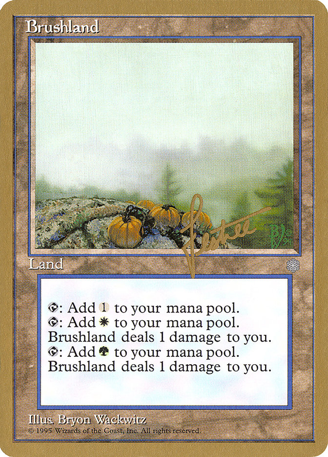 Brushland (Bertrand Lestree) [Pro Tour Collector Set] | Grognard Games