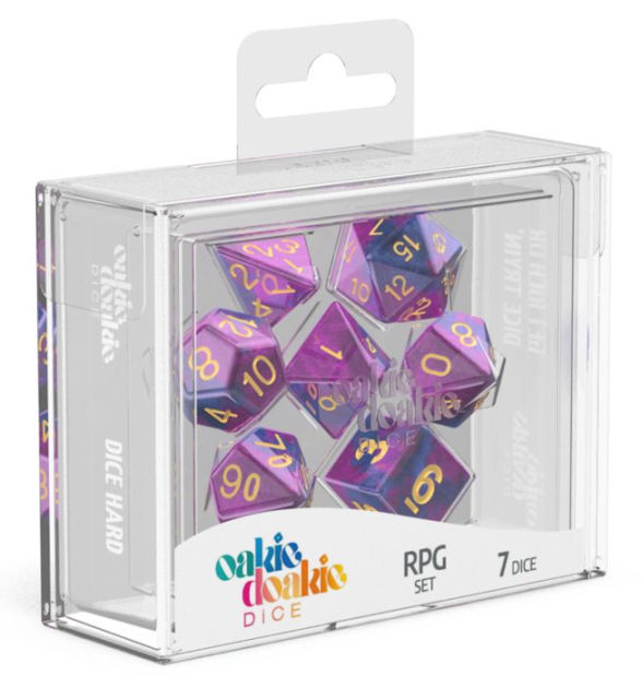Gemidice Amethyst Dice RPG Set | Grognard Games