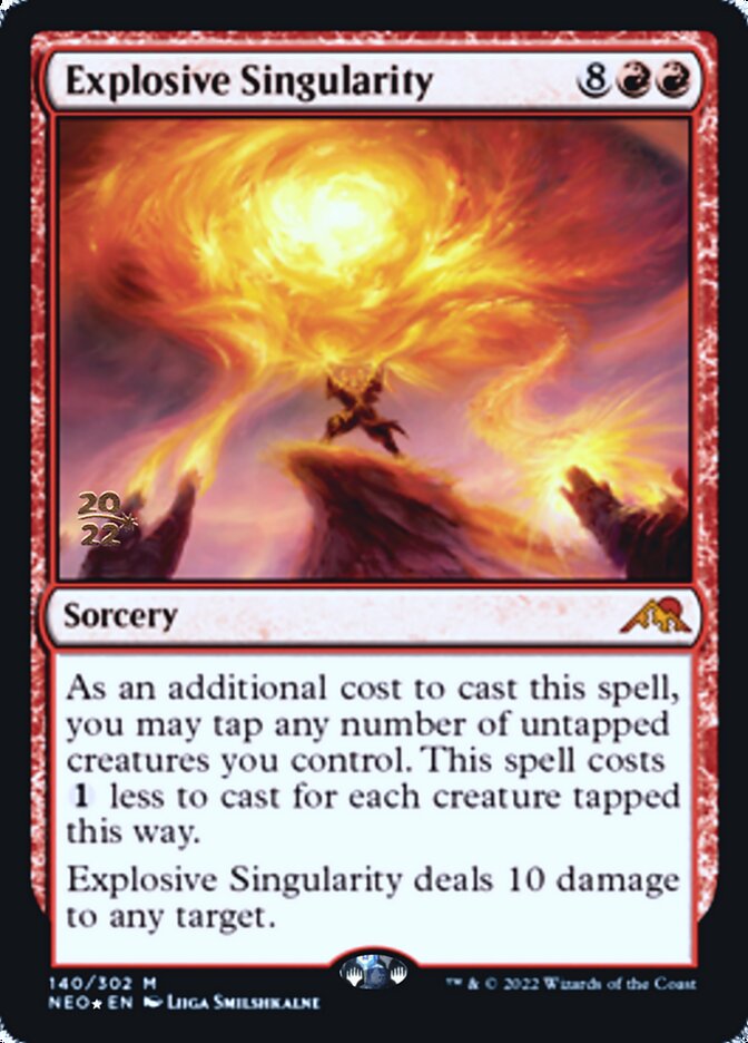 Explosive Singularity [Kamigawa: Neon Dynasty Prerelease Promos] | Grognard Games