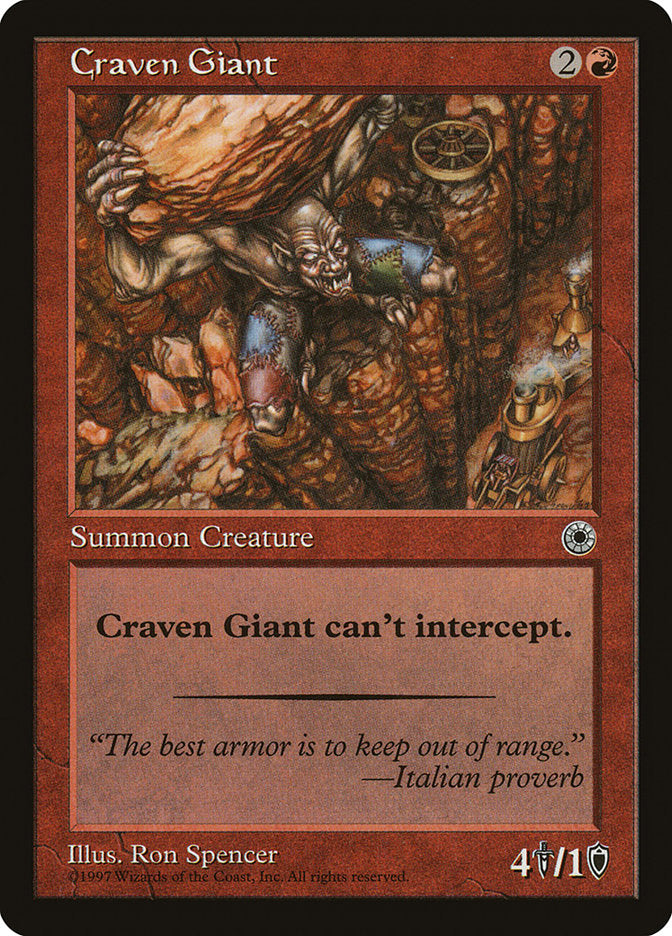 Craven Giant [Portal] | Grognard Games