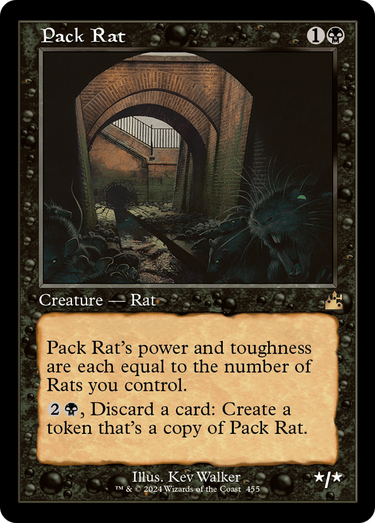 Pack Rat (Retro Frame) [Ravnica Remastered] | Grognard Games