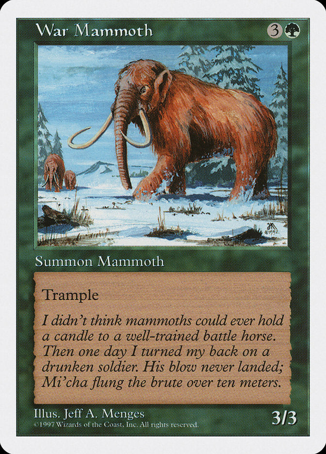 War Mammoth [Fifth Edition] | Grognard Games
