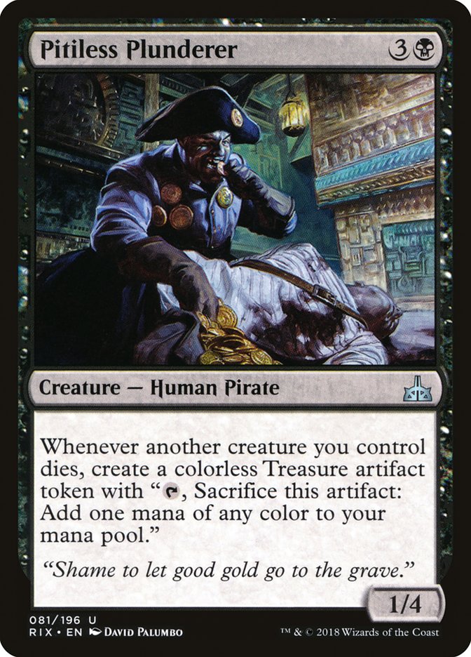 Pitiless Plunderer [Rivals of Ixalan] | Grognard Games