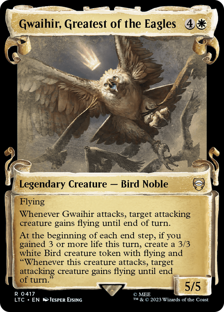 Gwaihir, Greatest of the Eagles [The Lord of the Rings: Tales of Middle-Earth Commander Showcase Scrolls] | Grognard Games