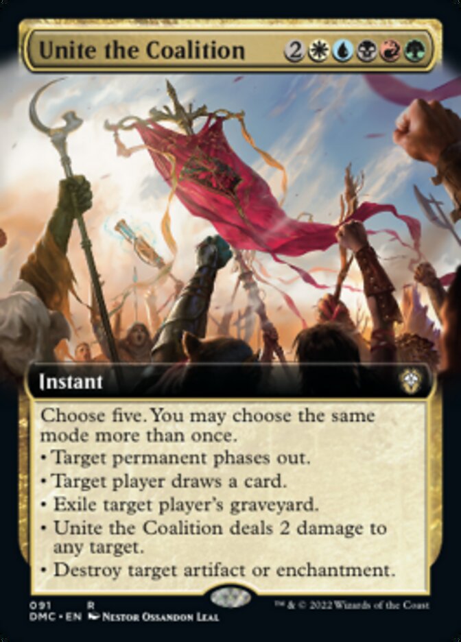 Unite the Coalition (Extended Art) [Dominaria United Commander] | Grognard Games