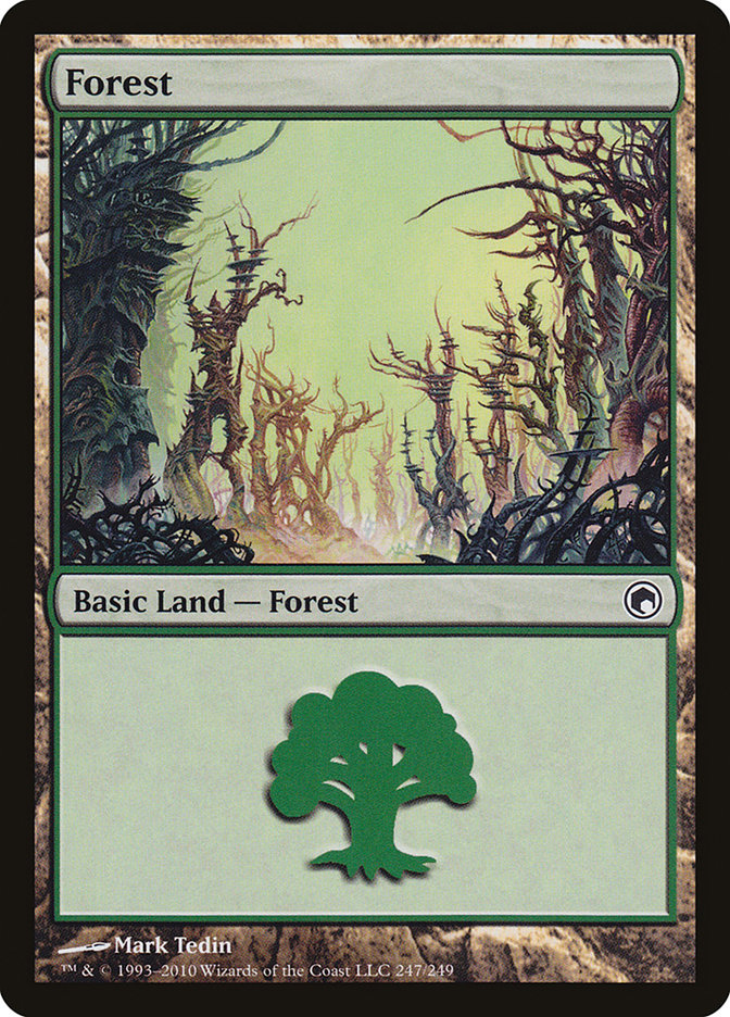 Forest (247) [Scars of Mirrodin] | Grognard Games