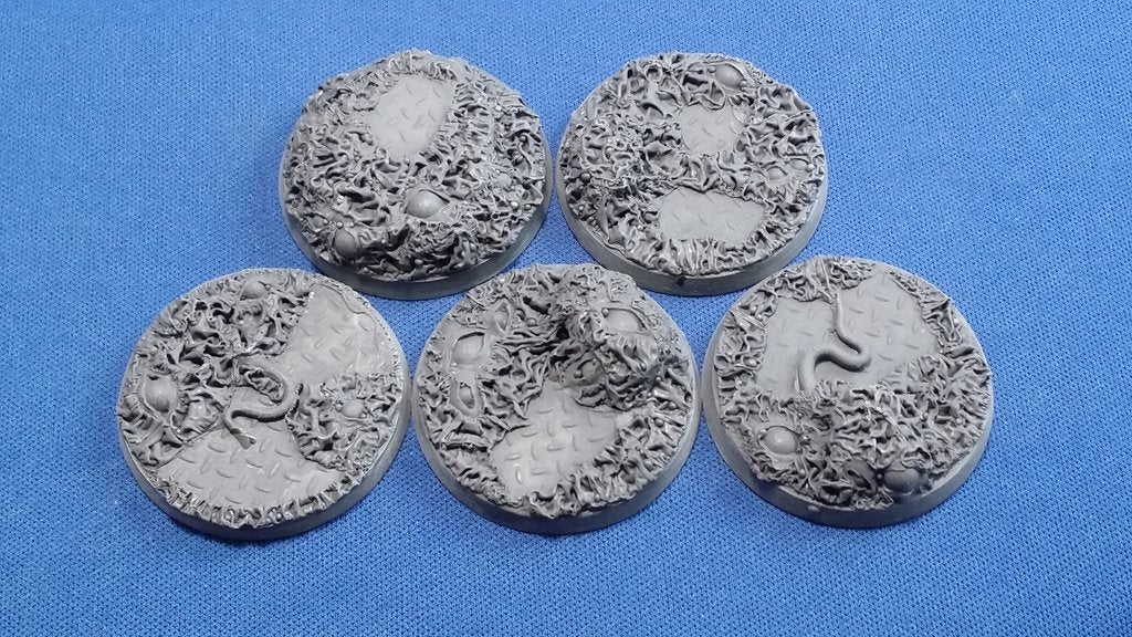 Elrik's Hobbies: Corrupted Outpost Base Round 40mm | Grognard Games
