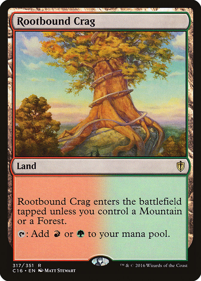 Rootbound Crag [Commander 2016] | Grognard Games