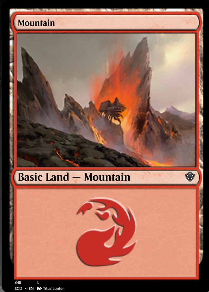 Mountain (348) [Starter Commander Decks] | Grognard Games