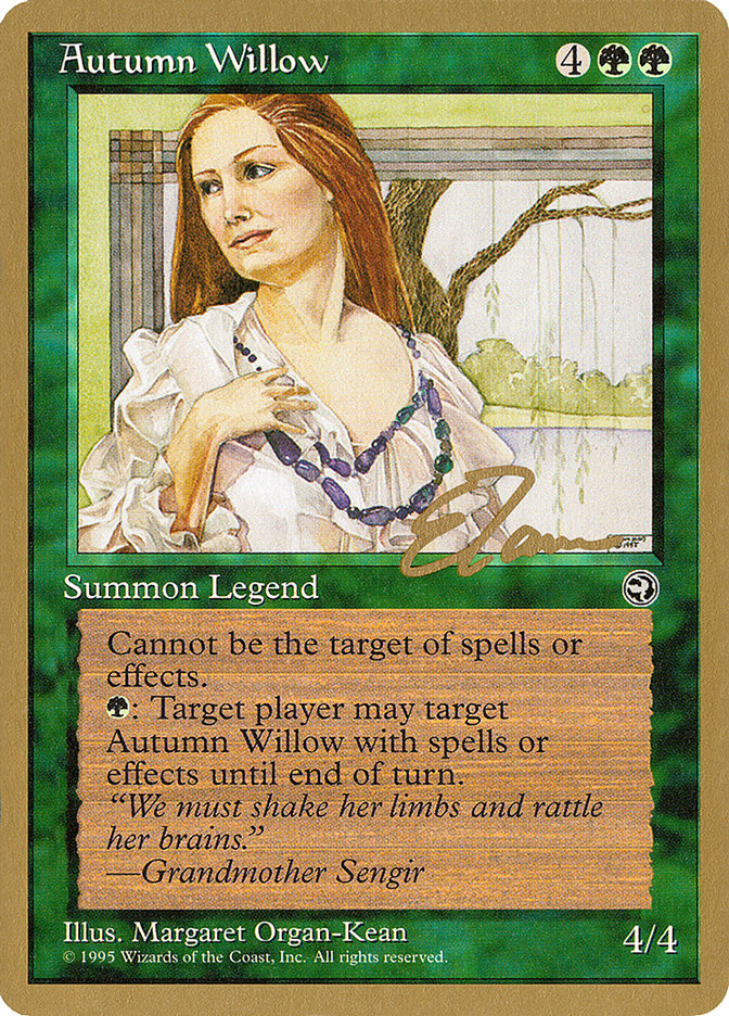 Autumn Willow (Eric Tam) [Pro Tour Collector Set] | Grognard Games