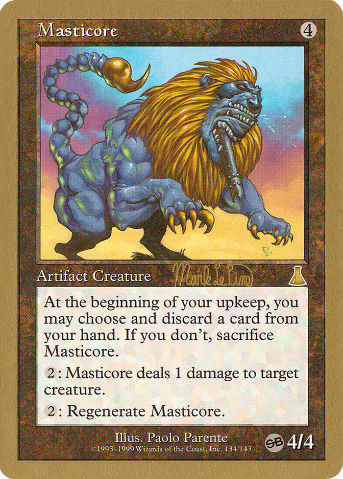 Masticore (Mark Le Pine) (SB) [World Championship Decks 1999] | Grognard Games