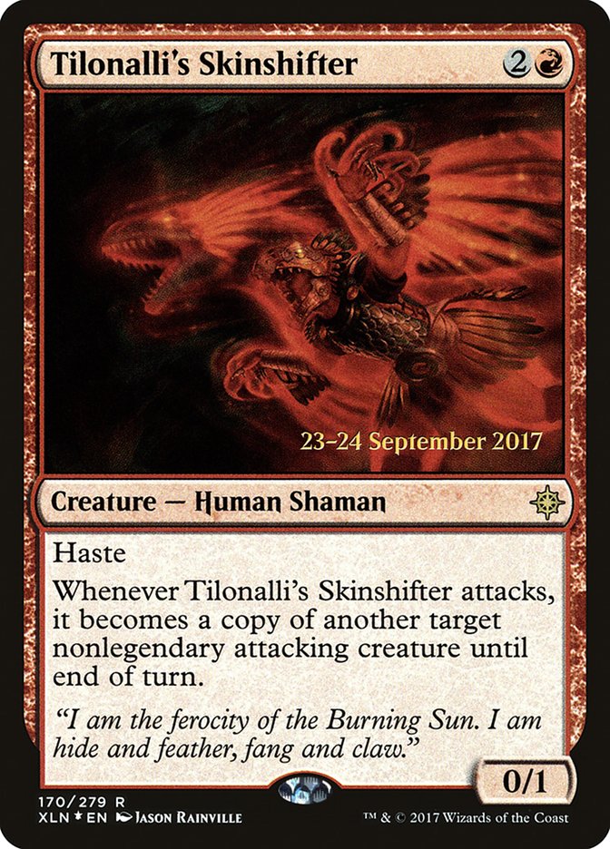 Tilonalli's Skinshifter  [Ixalan Prerelease Promos] | Grognard Games