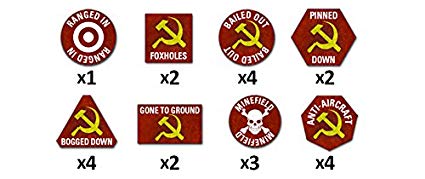 Team Yankee: WW3 Soviet Token Set | Grognard Games