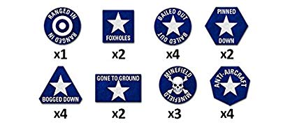 Team Yankee: WW3 American Token Set | Grognard Games