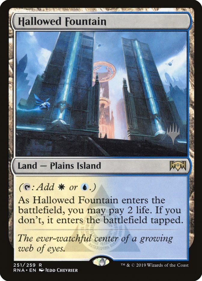 Hallowed Fountain (Promo Pack) [Ravnica Allegiance Promos] | Grognard Games