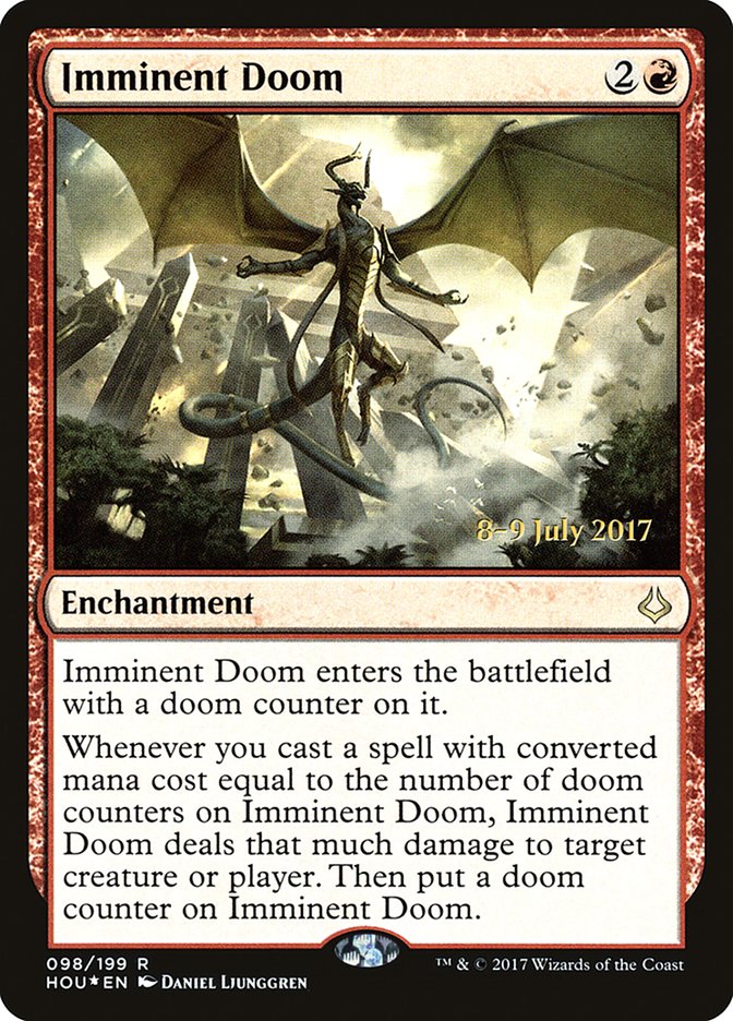 Imminent Doom  [Hour of Devastation Prerelease Promos] | Grognard Games