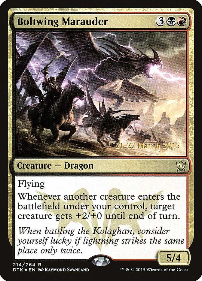 Boltwing Marauder  [Dragons of Tarkir Prerelease Promos] | Grognard Games