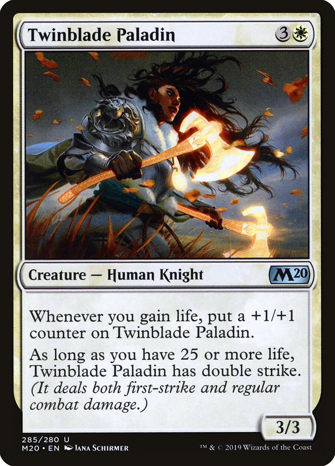 Twinblade Paladin [Core Set 2020] | Grognard Games