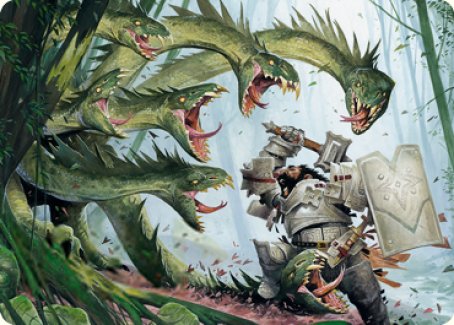 Lair of the Hydra Art Card [Dungeons & Dragons: Adventures in the Forgotten Realms Art Series] | Grognard Games