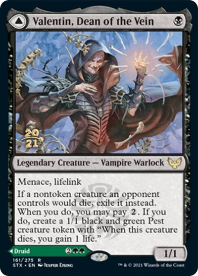 Valentin, Dean of the Vein // Lisette, Dean of the Root [Strixhaven: School of Mages Prerelease Promos] | Grognard Games