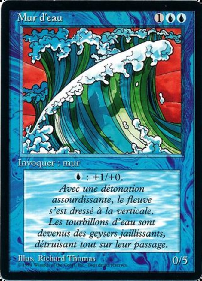 Wall of Water [Foreign Black Border] | Grognard Games