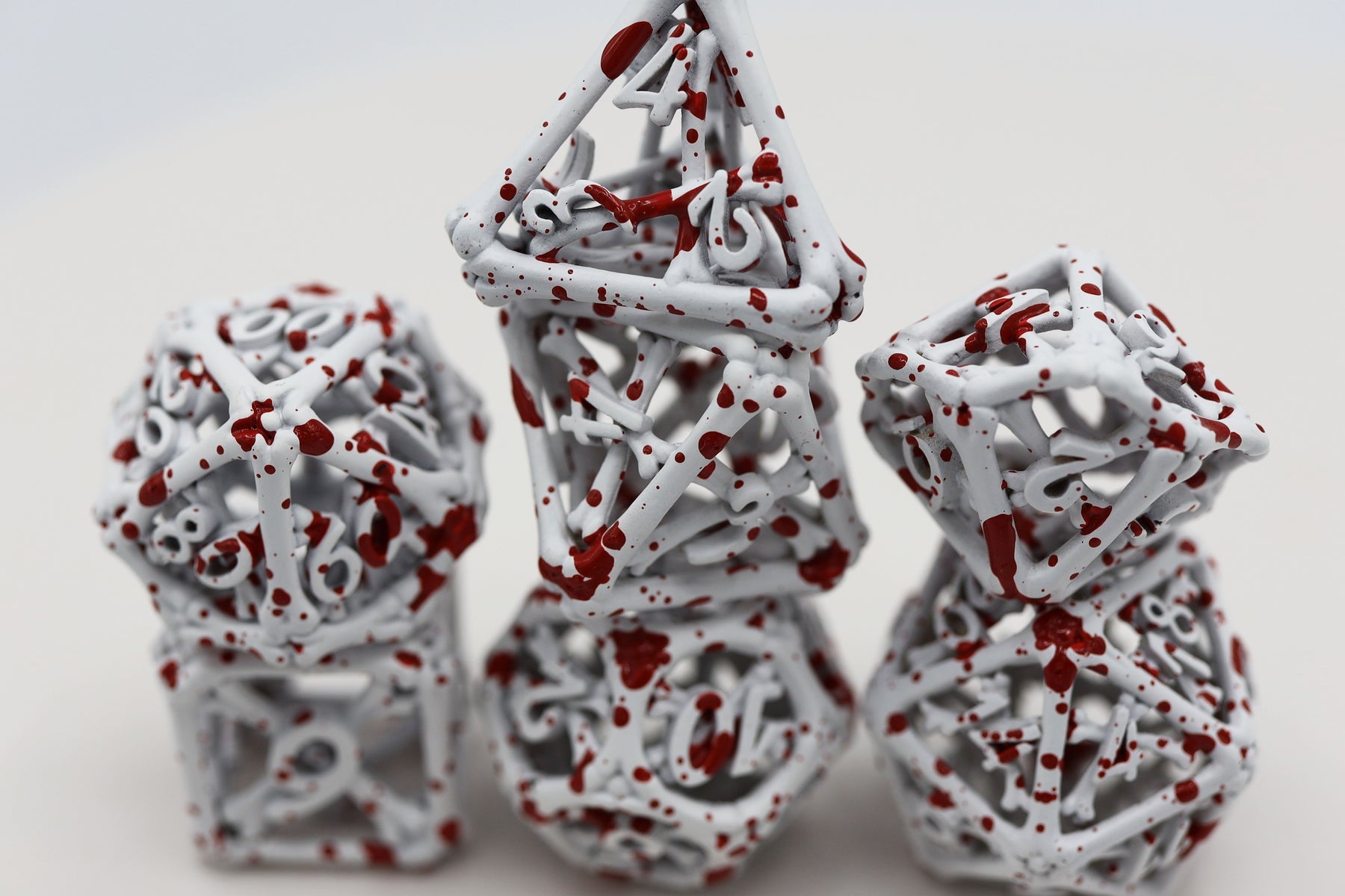 Hollow Blood Bones RPG Metal Dice Set | Grognard Games