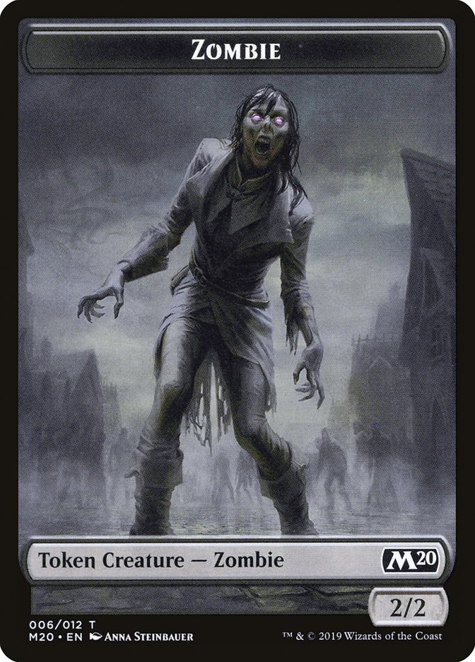 Zombie [Core Set 2020 Tokens] | Grognard Games