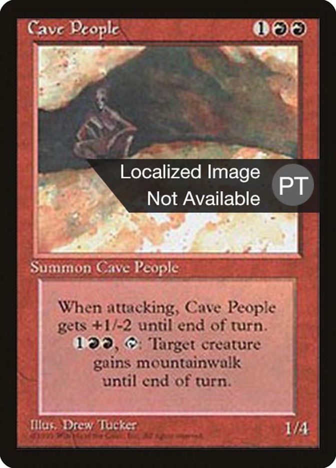 Cave People [Fourth Edition (Foreign Black Border)] | Grognard Games