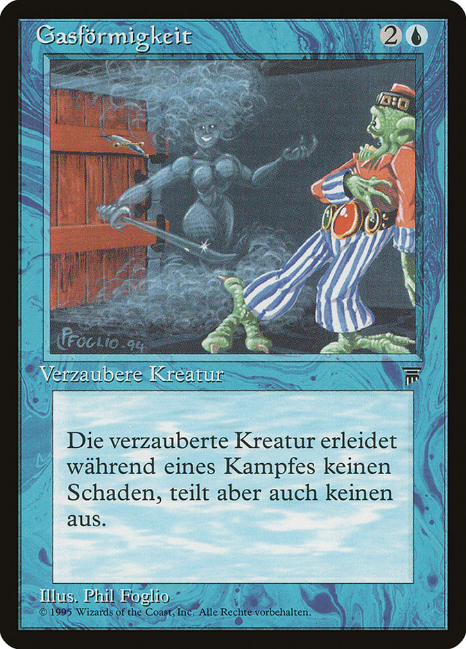 Gaseous Form (German) - "Gasformigkeit" [Renaissance] | Grognard Games